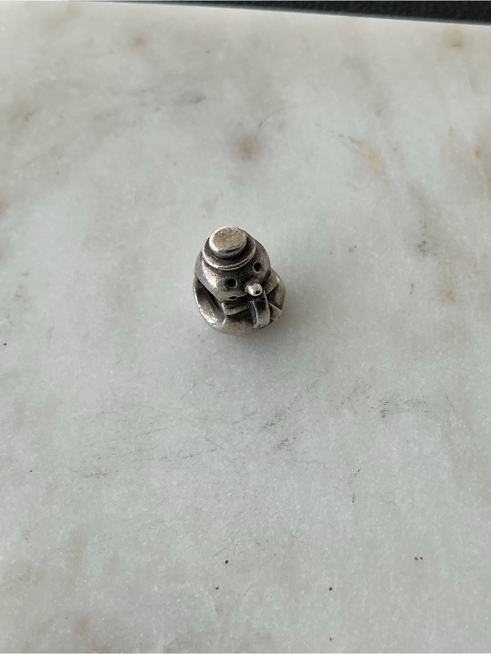 Pandora - Silver Snowman bead